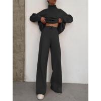 Traje informal de punto con cordones para mujer, traje de dos piezas, moda de otoño e invierno, nuevo - details 4