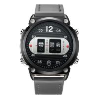 Reloj de Cuarzo Automático de Lujo Diseño Único Correa de Cuero Deportivo Militar Simple - details 10