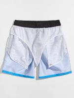 Traje de baño para hombre de secado rápido, bañador corto con forro de malla y bolsillos. - details 15
