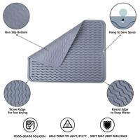 Alfombrillas de Secado de Platos de Silicona Resistentes al Calor, Antideslizantes, Portaverduras para Cocina - details 1