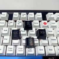4PCS DIY ABS Direction Arrows Keys Keycaps Backlit nical Keyboard Keycap OEM Profile Translucent for Key Cap Drop Shipping - details 2