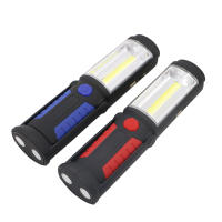 Linterna LED COB para reparación de coche, lámpara de Camping impermeable con imán, carga USB, gancho de luz giratorio de 90 ° - details 0
