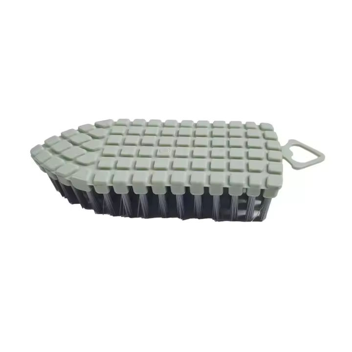 Cepillo de fregado flexible colorido, limpiador de fregadero de silicona sostenible, lavadora de cocina de plástico de mano - 1