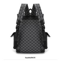 Mochila de Cuero PU para hombres, Mochila Unisex Impermeable para Ordenador Portátil, Regalo para hombres, Para los estudios, viajes o trabajo - details 11