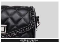 Bolso cuadrado pequeño de cuero genuino para mujer, bandolera de un solo hombro, capa principal de piel de vaca, nueva moda 2025 - details 6