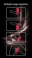 Leten Anillo Vibrador Bluetooth Estimulador de Punto G de Silicona para Hombres y Parejas - details 8