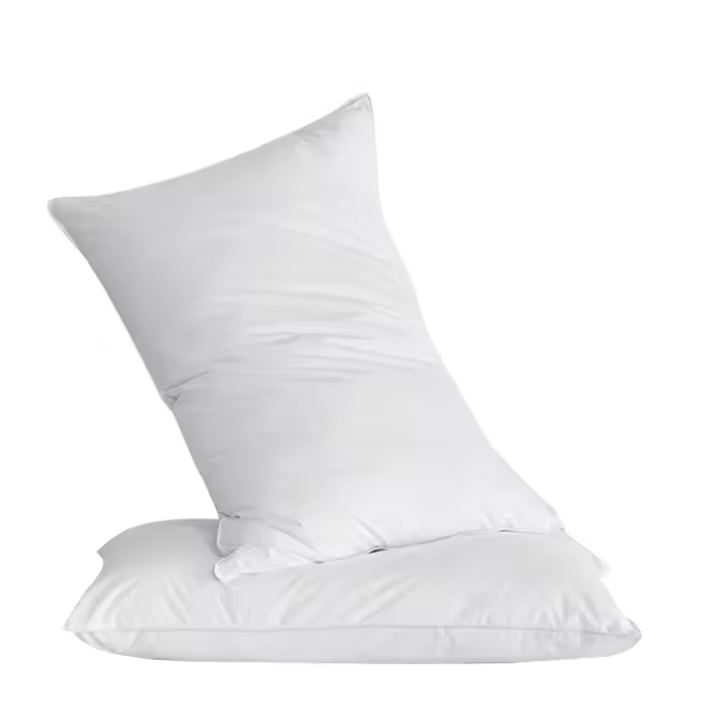 Elegante Almohada de Pluma de Ganso 100% Antibacteriana Ideal para Hotel de Cinco Estrellas - 1