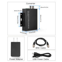 Convertidor de Elecpow HD 4K a HDMI Autodetección 720P 1080P TVI 8MP AHD CVI 5MP CVBS para Cámara de CCTV Prueba de Convertidor de Buena Daneza: Batería Normal - details 7