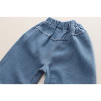 Nuevos Pantalones de pierna ancha para bebé, vaqueros para niña, primavera y verano, 2024 - details 4