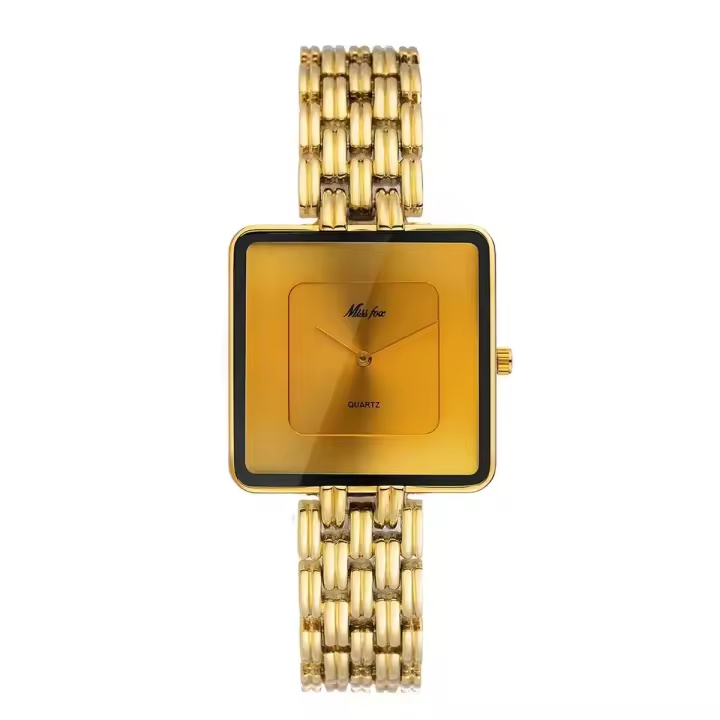 Reloj UTHAI de Lujo Reloj Cuadrado Impermeable para Mujeres Estilo Middle Eastern Pulsera de Cuero - 1