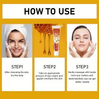 Crema de Ojos de Veno de Abeja con Miel Herramienta de Cuidado de la Piel Facial para Ojos Negros, Hinchazón, Líneas Finas Belleza - details 9