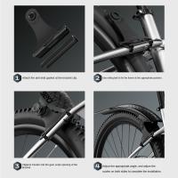 Guardabarros delantero/trasero para bicicleta, guardabarros delantero y trasero, ligero, de PVC, carcasa dura, guardabarros de plástico ajustable para bicicleta de montaña - details 7