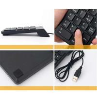 Wired USB Numeric Keypad  Number Pad Numpad Digital Keyboard 18 Keys for Laptop PC Notebook Tablets Accounting Teller Bank - details 4