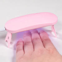 Lámpara UV LED Rosa Blanca Mini Secado Rápido para Gel Herramientas y Equipo de Manicura de Belleza - details 5