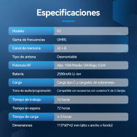 Retevis-walkie-talkie P62, 10W, IP68, de largo alcance, VHF, UHF - details 8