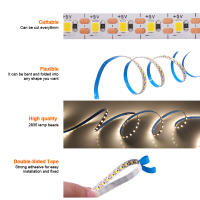 Tira de luces LED con cable de 2 pines, cinta de iluminación de fondo de TV, lámpara de decoración del hogar, 1- 5m, DC 5V, 2835, 120LED/m, 8mm - details 2