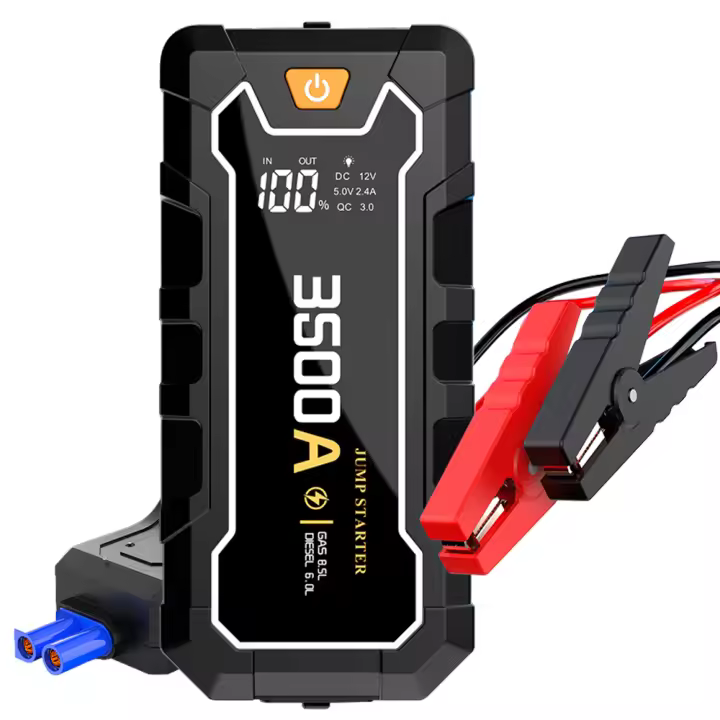 Encendedor de Batería de Coche Portátil 3500A Paquete de Batería de 12V Potenciador de Batería - 1