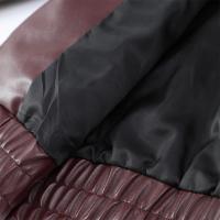 Chaqueta de solapa de color sólido sual manga larga elástica corta mujer t otoño desplazamientos prendas de vestir exteriores - details 4