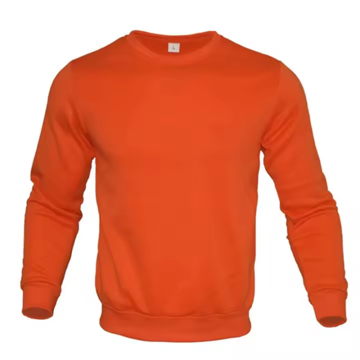 Suéter de otoño para hombre, cárdigan de cuello redondo de Color sólido, sudadera larga a la moda para hombre, Tops - 1