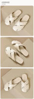 Sandalias planas de suela blanda estilo retro para exteriores de verano para mujer - details 5