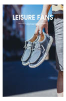 Dude Same Canvas Casual Zapatos de conducción de tela Lefu para hombre grandes - details 13