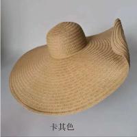 Gorra de Sol Hecha a Mano de Moda para Mujer Visera Ancha de 70cm Ideal para Playa de Verano - details 4