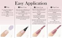 Esmalte de gel floreciente, libere la creatividad con mármol fácil, bricolaje con degradado de acuarela para estampado floral, efectos de degradado de marmoleado - details 1