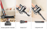 Aspiradora de varilla autoportante YISORA I8 |   Potente succión de 23 kPa/600 W |   Cable de 6 m de largo |   Limpieza del hogar ligera y sin esfuerzo - details 3
