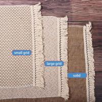 1 pcs Soft Household Party Supplies Cotton Linen Natural Table Mats Napkin Table Decor Placemats - details 2