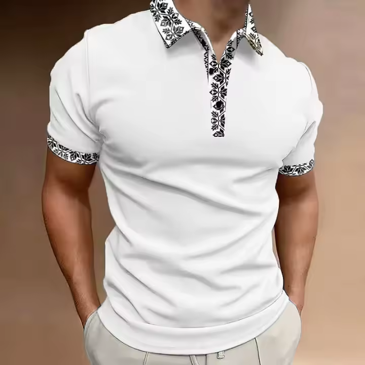 Polo con estampado 3d para hombre, camiseta holgada de gran tamaño, ropa informal de verano, manga corta, Tops de calle diarios - 1