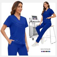 Ropa quirúrgica para Hospital, uniforme médico, conjunto exfoliante para mujer, accesorios para médico y enfermera, conjunto exfoliante para clínica Dental, ropa de trabajo para salón de belleza - details 19