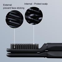 Portátil Sin Cable Alisador de Cabello 3 Velocidades Ajustables Cepillo Eléctrico para Estilizar Rizos Desenredador para Belleza - details 24