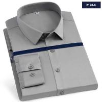 Camisa elástica de manga larga, nuevos productos antiarrugas, blusa vertical masculina, camisa masculina (Regalo 1 pieza) - details 10