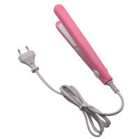 Nueva plancha de pelo rápida de cerámica electrónica, mini plancha de pelo seca y húmeda rizada portátil, profesional - details 1