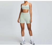 Monos de Yoga sin Costuras Ouwu Shorts Deportivos de Cintura Alta para Mujeres - details 10