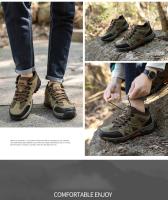 Zapatos de senderismo al aire libre anti-terciopelo para hombre, zapatos deportivos para viajes, senderismo, zapatos casuales para deportes al aire libre - details 6
