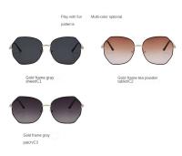 Gafas de sol de mujer, de moda mariposa marco gafas de sol de metal, gafas minimalistas UV385 - details 9
