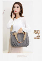 Bolso vintage de un hombro de mujer, bolso de lona de gran capacidad, bolso de mujer - moda - details 3