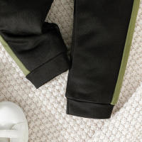 Traje De Niño Colorblock 2-7 Años Abrigo Con Capucha Camiseta De Manga Larga Y Pantalones Outerwear Moda Infantil - details 15