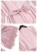 Conjunto de mujer y encaje, pijama de verano con pantalón, ropa casual para el hogar, bata estilo kimono, PJS - details 19