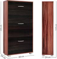 Mueble para 18 Pares Organizador Zapatos 3 Puertas Compacto 115x61x24cm - details 29