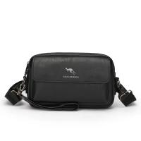 Bandolera de cuero impermeable para hombre, bolso de hombro clásico, de diseñador, de lujo - details 2