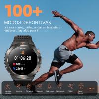 Reloj inteligente con GPS y pantalla AMOLED para hombre, resistente al agua hasta 30 metros, presión del aire, brújula y altitud - details 4