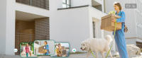 < Fuente de alimentación incorporada >TMEZON Videoportero Wifi Sistema de intercomunicación,Monitor 1080P 7 zoll y timbre con cable para 1 familia, tecnología de 4 cables,Desbloqueo Remoto,visión Nocturna, instantánea/grabación,Tuya Smart - details 10