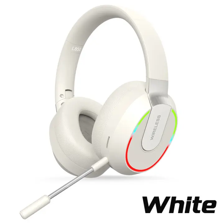 Auriculares inalámbricos con Bluetooth dinámicos RGB Luz LED HIFI cancelación pasiva de ruido juego entretener - 1