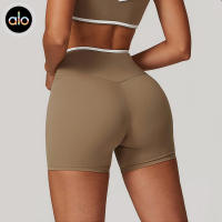 Pantalones de Yoga Alo Cintura Alta, Ajuste Cruzado, Sensación Nude, Levantamiento de Glúteos para Mujeres Ropa Deportiva de Fitness - details 2