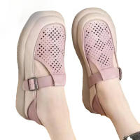 Baotou Sandalias romanas de mujer 2025 nuevo verano hueco suave agujero inferior solo zapatos planos - details 0