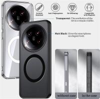 Funda de Teléfono Transparente Magnética para Xiaomi 14 Ultra Funda Protectora de TPU y Acrílico - details 0