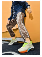 Zapatos de moda tejidos voladores de palomitas de maíz para deportes nuevos transpirables de verano para hombres, zapatos para correr de malla informales para mujeres - details 3