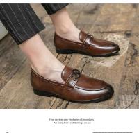 Sapatos Pakaian Zapatos de cuero negro Nueva moda Diseño italiano de alta calidad Vestido + zapatos clásicos para hombres - details 4